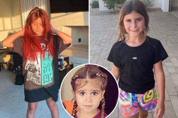 See Kourtney's 10-year-old daughter Penelope's transformation from tot to tween