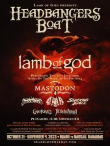 LAMB OF GOD To Be Joined By MASTODON, HATEBREED, GWAR, SHADOWS FALL And GOD FORBID On First-Ever 'Headbangers Boat'