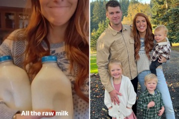 LPBW's Audrey shows off gallons of raw milk as critics rip 'dangerous' decision