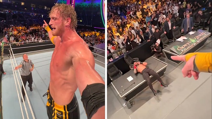 Logan Paul Loses To Roman Reigns At Crown Jewel, Jake Makes WWE Debut