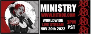 MINISTRY Announces Livestream Concert - BLABBERMOUTH.NET