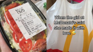 McDonald’s “burger salad” hack goes viral on TikTok and people don’t know how to feel