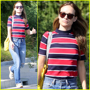 Olivia Wilde Kicks Off Her Day with Morning Meeting in L.A.