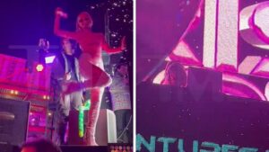 Paris Hilton Throws Glitzy Party On Santa Monica Pier