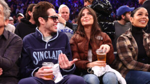 Pete Davidson and Emily Ratajkowski Seen at Knicks Game Amid Dating Rumors