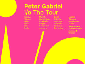 Peter Gabriel Plots European Tour in Support of New Album 'i/o'