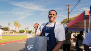 Russell Westbrook, Diddy, 50 Cent, and More Give Back for Thanksgiving