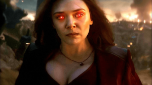 Scarlet Witch was originally going to survive The Snap in Avengers:  Infinity War