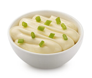 Mayonnaise isolated on white background