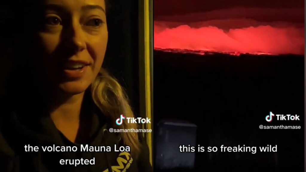 TikToker goes viral with “frighteningly beautiful” Hawaii volcano eruption videos