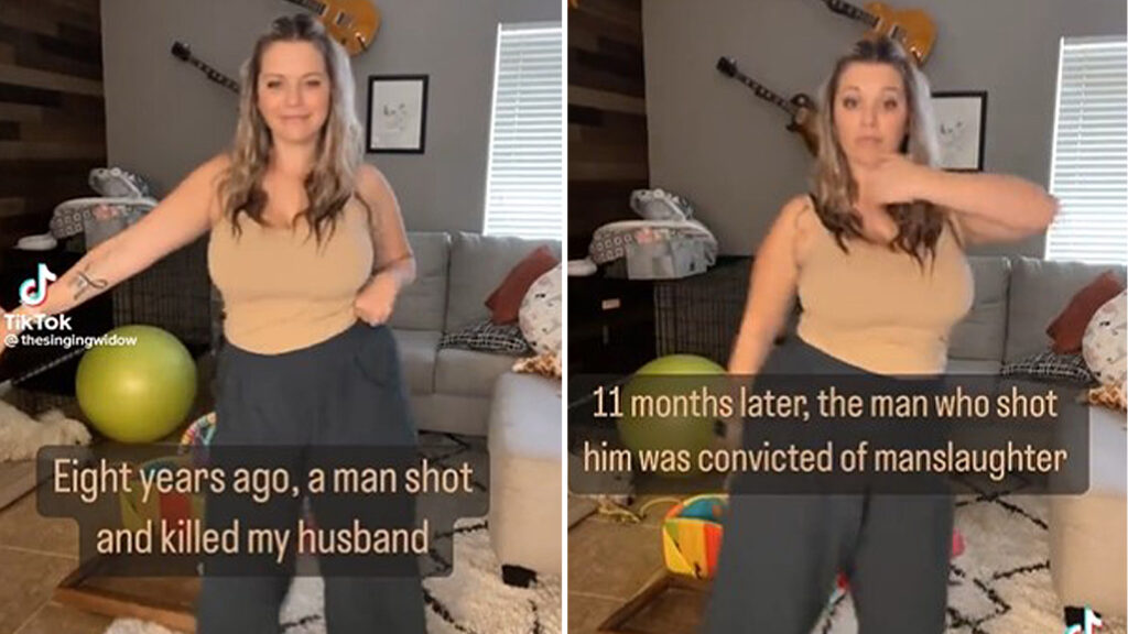TikToker hits back after dance video about husband’s murder sparks outrage
