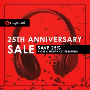nugs.net 25th Anniversary Deal: Here's How To Sign-Up And Get One-Month Free