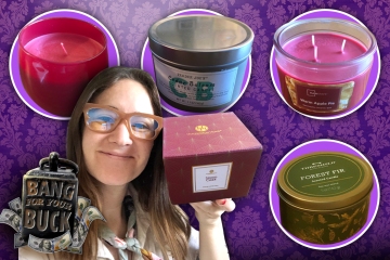 I tried four holiday-scented candles from Aldi to Trader Joe’s starting at $4.30