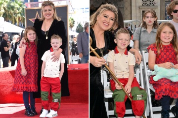 Kelly Clarkson seen with kids after custody war with ex Brandon 