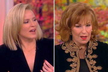 The View's Joy rolls her eyes during Sara's heartfelt story in live TV moment