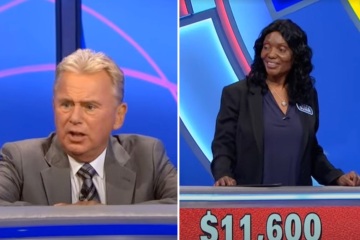 Wheel of Fortune's Pat drops to the floor as player won't solve puzzle