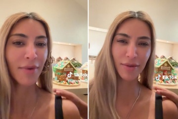Kim Kardashian shows natural face and real skin texture in new unedited TikTok