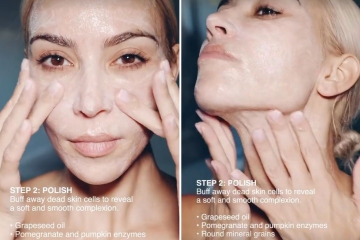 Kim Kardashian shows off her real makeup-free skin in new unedited video 