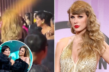 Khloe and mom Kris caught snubbing nemesis Taylor Swift with brutal jab at PCAs