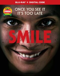 cover photo of smile blu-ray with smiling woman