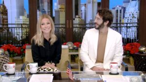 Kelly Ripa and her guest co-host, Josh Groban, revealed they used to not wear any pants while videoing into shows during the pandemic