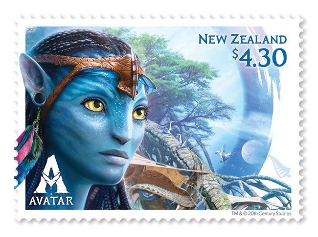 Avatar Way of Water Stamp featuring Neytiri