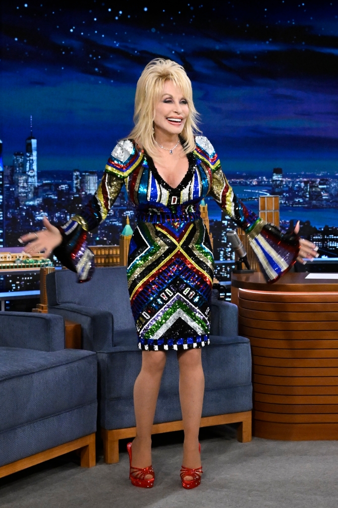 Dolly Parton on "The Tonight Show starring Jimmy Fallon" on Nov. 30. 