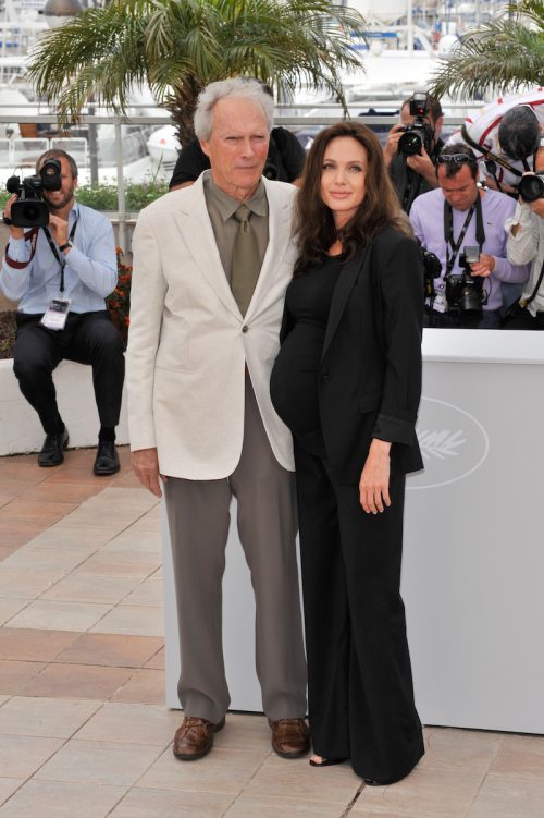 Clint Eastwood and Angelina Jolie at the 2008 Cannes Film Festival