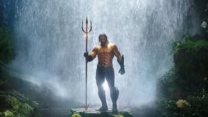 Jason Momoa in Aquaman.