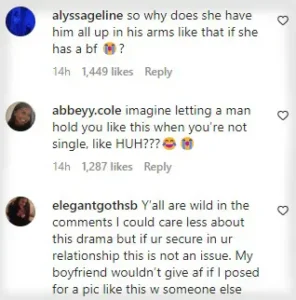TikTok Anthony Reeves drama comments Instagram copy
