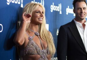 Singer Britney Spears attends the 29th Annual GLAAD Media Awards at the Beverly Hilton on April 12, 2018 in Beverly Hills, California. / AFP PHOTO / VALERIE MACON        (Photo credit should read VALERIE MACON/AFP/Getty Images)