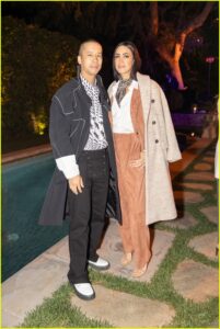 Jared Eng and Mandana Dayani at the Brunello Cucinelli event