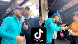 “Fake Neymar” goes viral on TikTok tricking fans at Qatar World Cup