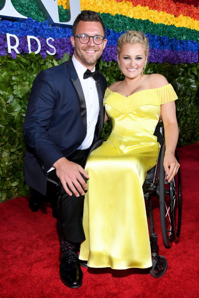 NEW YORK, NEW YORK - JUNE 09: David Perlow and Ali Stroker attend the 73rd Annual Tony Awards at Radio City Music Hall on June 09, 2019 in New York City. (Photo by Kevin Mazur/Getty Images for Tony Awards Productions)