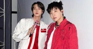 BTS Jin Promises To Come Back Soon After His Military Service To His ARMY When J-Hope Called Him From Stage