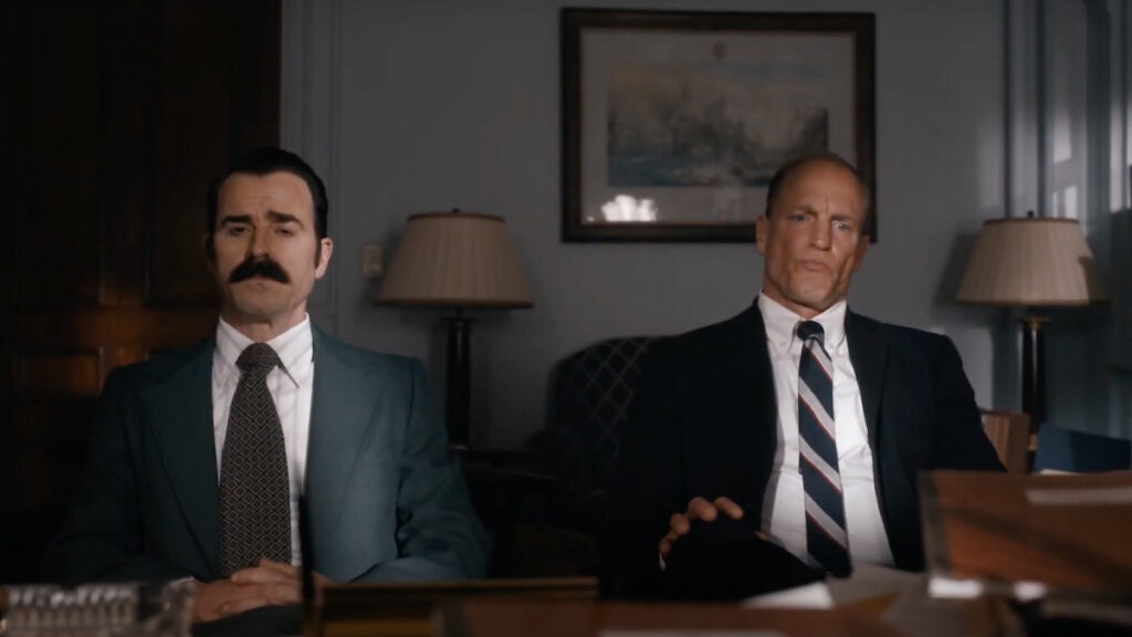 Justin Theroux and Woody Harrelson Star in White House Plumbers Teaser