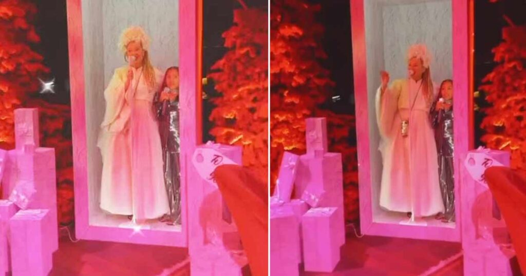 Kim Kardashian's Daughter North Performs 'Snowman' With Sia At Their Christmas Party!