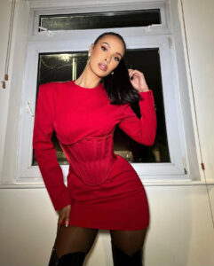 Maya Jama mocked an Instagram troll for his crude message today