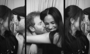 Photobooth pictures of the couple are shown in the trailer for their upcoming Netflix series.