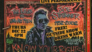 Joe Strummer tribute poster