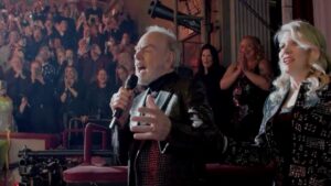 Neil Diamond Performs "Sweet Caroline" on Broadway: Watch