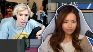 Pokimane catches xQc watching her on stream and roasts his dirty room