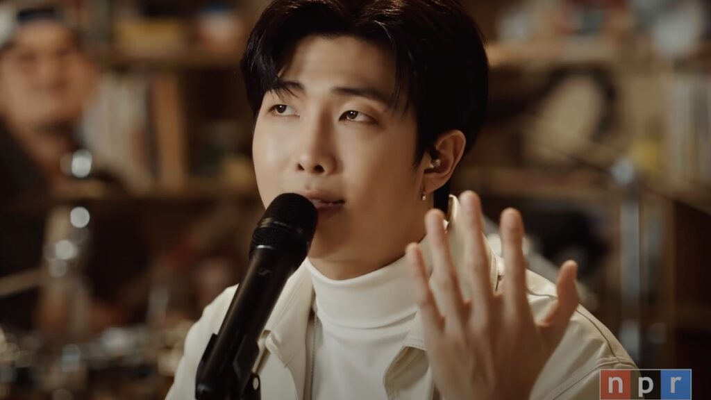 RM of BTS Makes His Solo Tiny Desk Debut: Watch