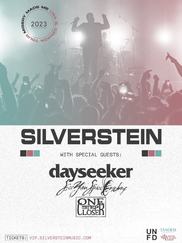 SILVERSTEIN Announces 'Misery Made Me' 2023 North American Tour