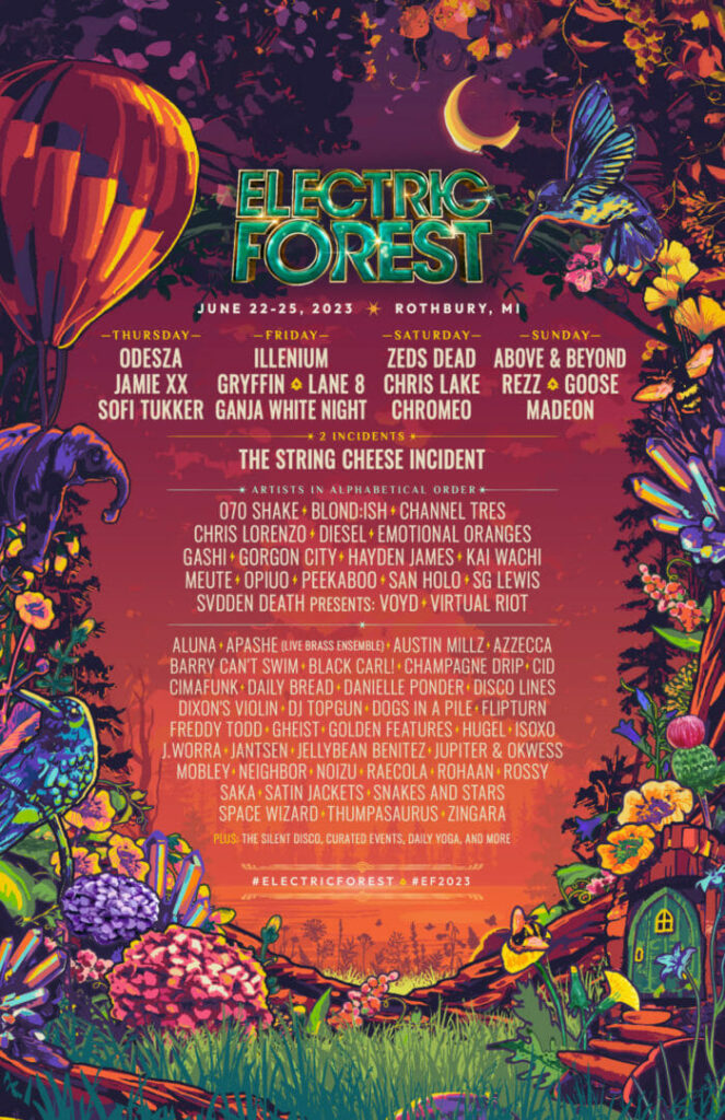 The String Cheese Incident, Goose, REZZ, Jamie xx and More