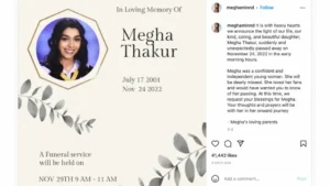 Megha Thakur Instagram