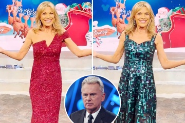 Wheel of Fortune's Vanna shows off holiday dresses after Pat mocked her outfit