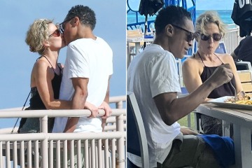 Inside GMA hosts Amy & TJ's loved-up Miami getaway including seaside makeout