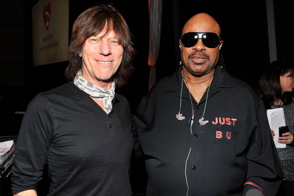 Jeff Beck and Stevie Wonder.