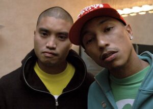 Parrell Williams with his collaborator Chad Hugo